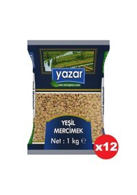 Yazar Yeşil Mercimek 12x1 kg