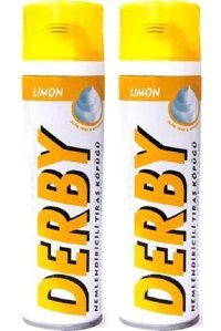 Derby Limon Nemlendiricili Tıraş Köpüğü 2x200 ml