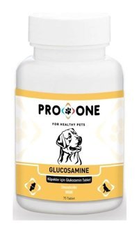 Pro One Canin Glucosamine Kemik Eklem Sağlığı İçin 75 Tablet Köpek Vitamini