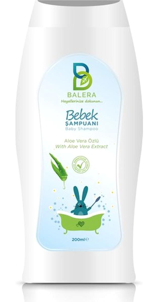 Balera Bitkisel Şampuan Kuru Ciltler İçin Aloe Vera Bebek Şampuanı 200 ml