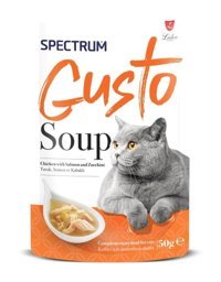 Spectrum Gusto Tavuk-Somon Parça Etli Yetişkin Yaş Kedi Maması 50 gr