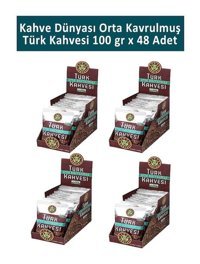 Kahve Dünyası Sade Orta Kavrulmuş Türk Kahvesi 48x100 gr