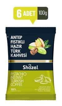 Shazel Antep Fıstıklı Türk Kahvesi 6x100 gr