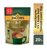 Jacobs Gold 3'ü 1 Arada Sade 18 gr 120 Adet Hazır Kahve