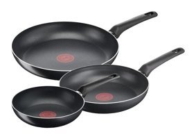 Tefal Simple Cook 12 Parça Kapaklı Bakalit Saplı Titanyum Tava Seti