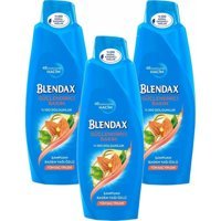 Blendax Onarıcı Düz Saçlar İçin Badem Yağı Kremsiz Şampuan Unisex Şampuanı 3x500 ml