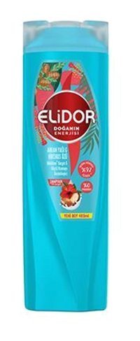 Elidor Doğanın Enerjisi Onarıcı Düz Saçlar İçin Argan Yağlı Kremsiz Şampuan Unisex Şampuanı 12x400 ml