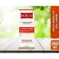 Bioblas Saç Dökülmesine Karşı Düz Saçlar İçin Sülfatsız Keratin Ginseng Özlü Parabensiz Kremsiz Şampuan Unisex Şampuanı 360 ml