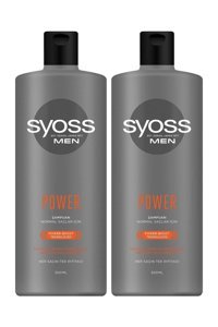 Syoss Power Güçlendirici Düz Saçlar İçin Kremsiz Şampuan Unisex Şampuanı 2x500 ml