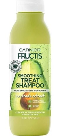 Garnier Fructis Onarıcı Düz Saçlar İçin Avokado Özlü Kremsiz Şampuan Unisex Şampuanı 350 ml