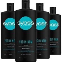 Syoss Nemlendirici Düz Saçlar İçin Kremsiz Şampuan Unisex Şampuanı 4x500 ml