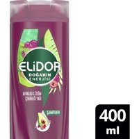 Elidor Doğanın Enerjisi Onarıcı Düz Saçlar İçin Avokado-Üzüm Çekirdeği Kremsiz Şampuan Unisex Şampuanı 400 ml