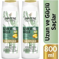 Pantene Uzun ve Güçlü Güçlendirici Arındırıcı Düz Saçlar İçin Kremsiz Şampuan Unisex Şampuanı 400 ml