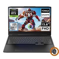 Lenovo Ideapad 3 82S900TWTX04 Harici GeForce RTX 3060 Intel Core i7 12700H 32 GB DDR5 512 GB SSD 15.6 inç FHD Freedos Gaming Laptop CNT005 Çanta