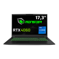 Monster Tulpar T7 V20.8.1 Harici GeForce RTX 4060 Intel Core i7 12700H 16 GB DDR5 1 TB SSD 17.3 inç FHD Windows 11 Home Gaming Laptop