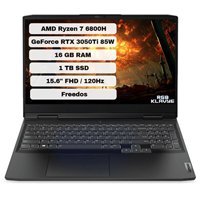 Lenovo Ideapad Gaming 3 15ARH7 82SB00NWTX Harici GeForce RTX 3050 Ti AMD Ryzen 7 6800H 16 GB DDR5 1 TB SSD 15.6 inç FHD Freedos Gaming Laptop