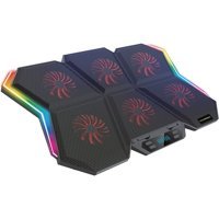 Hadron Mini 6 Fanlı Rgb Plastik 17 İnç Gaming Laptop Soğutucu