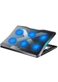 Coofbe Sessiz 6 Fanlı Metal 18 İnç Laptop Soğutucu