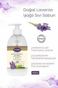 Dr. Lavender Doğal Bitkisel Aile Boy Lavanta Nemlendiricili Organik 750 ml Sıvı Sabun