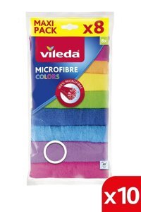 Vileda Mikrofiber 10x8'li Temizlik Bezi