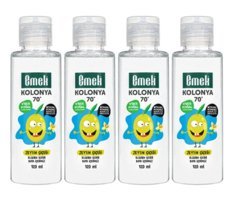 Emek Zeytin Çiçeği Plastik Kolonya 4x120 ml