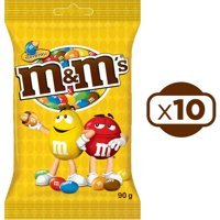 M&m's Draje Yer Fıstıklı Sütlü Çikolata 90 gr 10 Adet