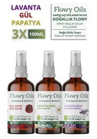 Flowy Oils Tüm Ciltler İçin AHA/BHA Salisik Asitli Gözenek Sıkılaştırıcı Likit Gül Suyu + Lavanta Suyu + Papatya Suyu 100 ml