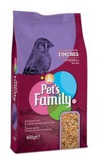 Pet's Family Kabuklu Sade Vitaminli Yetişkin Kuş Yemi 400 gr