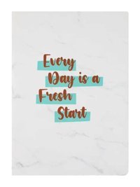 Konseptkutu Every Day Is A Fresh Start A5 Noktalı Orta Boy Çok Renkli Not Defteri