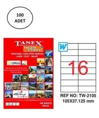 Tanex Tw-2105 A5 Çizgili Orta Boy Çok Renkli Not Defteri