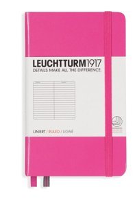 Leuchtturm1917 A6 Çizgili Cep Boy Beyaz Not Defteri