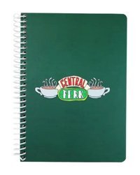 Mabbels Friends Central Perk A5 Çizgili Orta Boy Yeşil Not Defteri