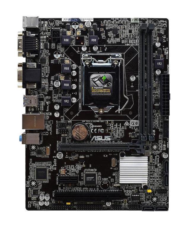 Asus H110M-C/D520MT/DP_MB mATX DDR4 2133 MHz DP-HDMI-VGA-COM Anakart