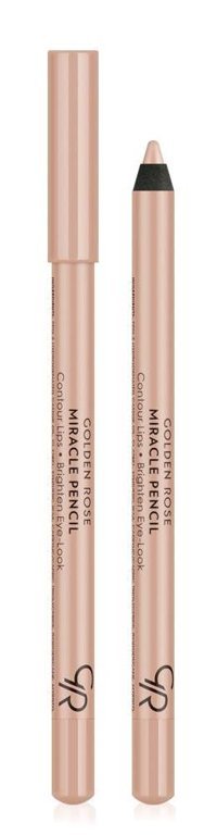 Golden Rose Miracle Pencil Contour Lips Brighten Eye Simli Dudak Kalemi Gold