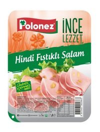 Polonez İnce Lezzet Fıstıklı Hindi Salam 110 gr