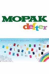 Mopak Flora A4 144 Yaprak Kareli Telli Karton Kapak 1 Adet Okul Defteri