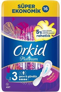 Orkid Platinium İnce 16'lı Hijyenik Ped 3 Adet