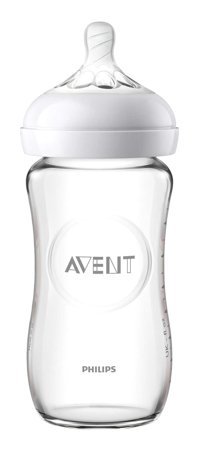 Philips Avent Natural Cam Gaz Yapmayan Antikolik Yenidoğan Yavaş Akışlı 1+ Ay Şeffaf Biberon 240 ml