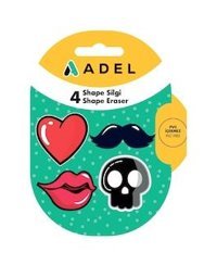 Adel Shapes Çok Renkli Silgi