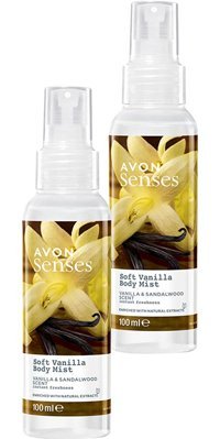 Avon Soft Vanilla Vanilya-Sandal Ağacı Kadın Vücut Spreyi 2x100 ml