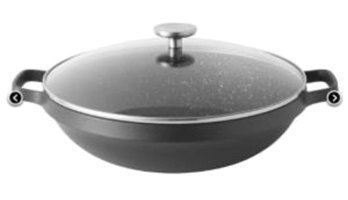 Berghoff Gem Wok İndüksiyonlu Döküm 32 cm Basık Tencere