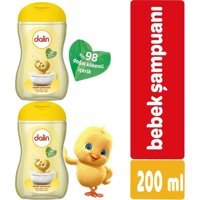 Dalin Göz Yakmayan Yenidoğan Hassas Ciltler İçin Vanilya Bebek Şampuanı 200 ml