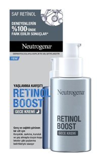 Neutrogena Gece Retinollü Canlandırıcı Yaşlanma Karşıtı Kırışıklık Karşıtı Jel Yüz Serumu 50 ml