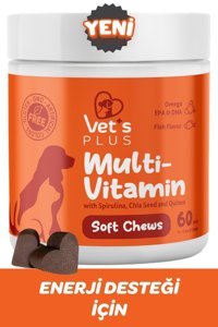 Vet's Plus Multivitamini Sakinleştirici Etki Yetişkin Kedi Vitamini 60 Adet