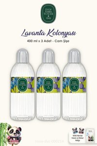 Eyüp Sabri Tuncer Lavanta Cam Şişe Kolonya 3x400 ml