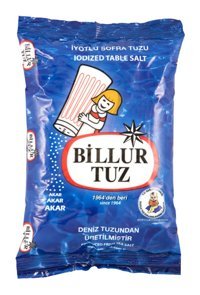 Billur İyotlu Toz Deniz Tuzu Paket 10x750 gr