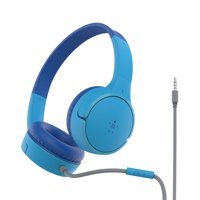 Belkin Soundform Mini 3.5 mm Gürültü Önleyici Mikrofonlu Kablolu Kulak Üstü Kulaklık Mavi