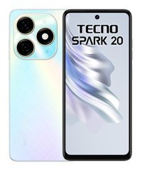 Tecno Spark 20 256 GB Hafıza 8 GB Ram 6.6 inç 50 MP Çift Hatlı IPS LCD Ekran Android Akıllı Cep Telefonu Beyaz