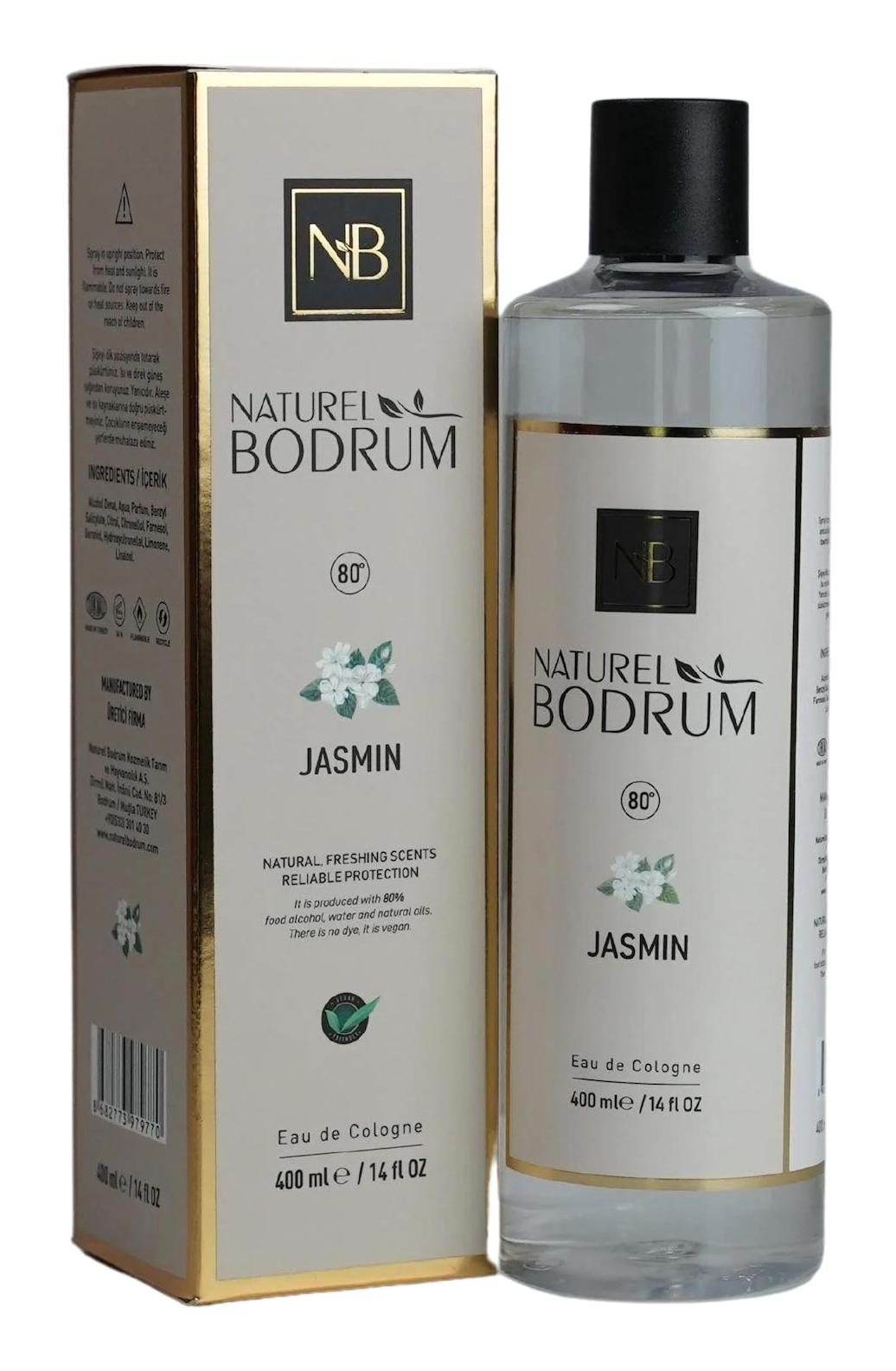 Naturel Bodrum Yasemin Cam Şişe Kolonya 400 ml