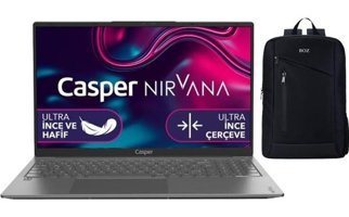 Casper Nirvana X600.5700-BV00X-G-F Dahili AMD Radeon RX Vega 8 AMD Ryzen 7 5700U 16 GB Ram 1 TB SSD 15.6 inç Full HD Windows 11 Pro Laptop + Boz Çanta